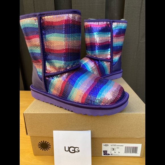 rainbow sequin uggs